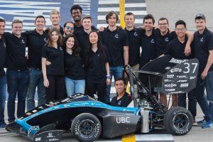 Formula UBC Racing team’s 2018 Racecar