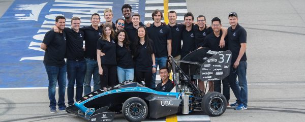 Formula UBC Racing team’s 2018 Racecar